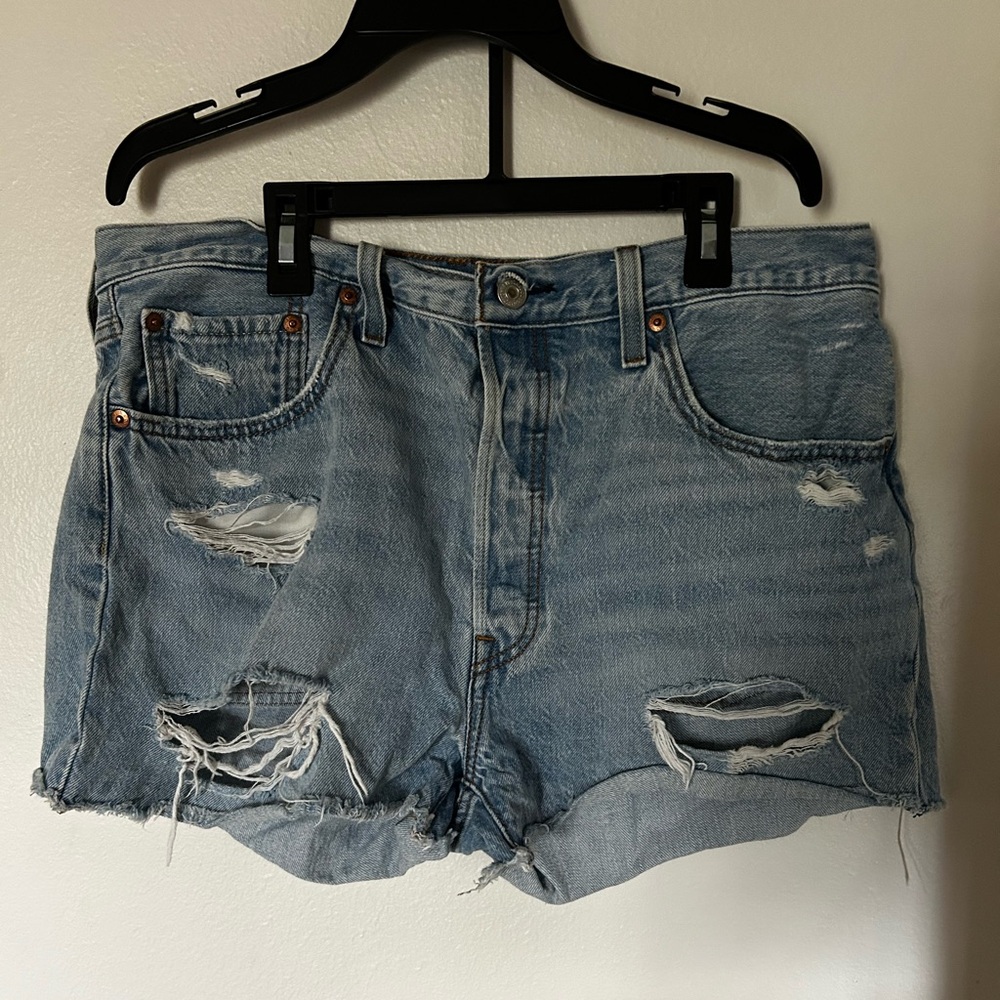 Levis denim shorts